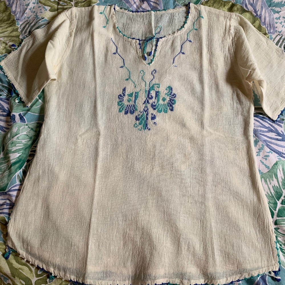 %100 cotton blouse